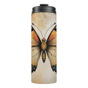 Garrafa Térmica Copo Art Déco Borboleta
