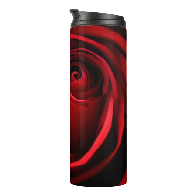 Garrafa Térmica Copo da Rosa Vermelha (Rotação à direita)