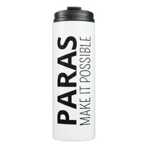 Garrafa Térmica Copo de Café Paraprofissional, Paras Personalizado