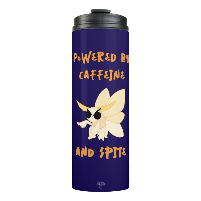 Garrafa Térmica Copo Imperial Moth Cafeína & Rancor (Frente)