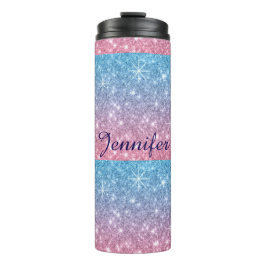 GARRAFA TÉRMICA COPO PERSONALIZADO COM GLITTER