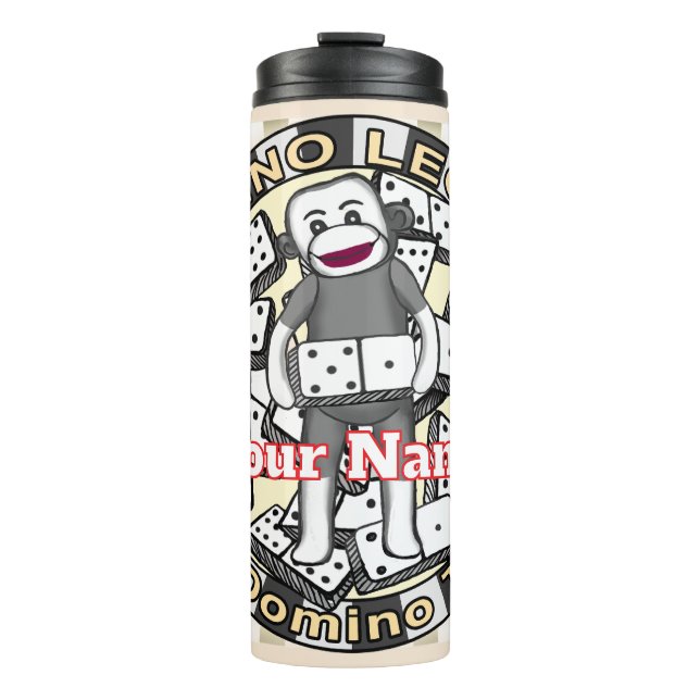 Garrafa Térmica Copo Sock Monkey Domino Legend (Frente)