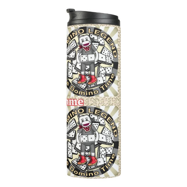 Garrafa Térmica Copo Sock Monkey Domino Legend (Rotação à direita)