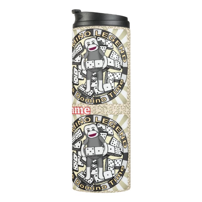 Garrafa Térmica Copo Sock Monkey Domino Legend (Rotação à direita)