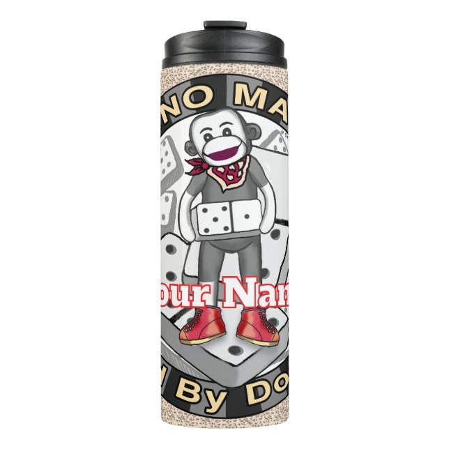 Garrafa Térmica Copo Sock Monkey Domino Master (Frente)
