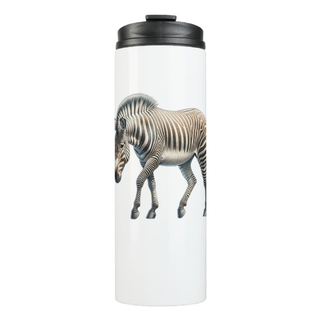 Garrafa Térmica Copo Térmico à Prova de Vazamento Zebra (Frente)