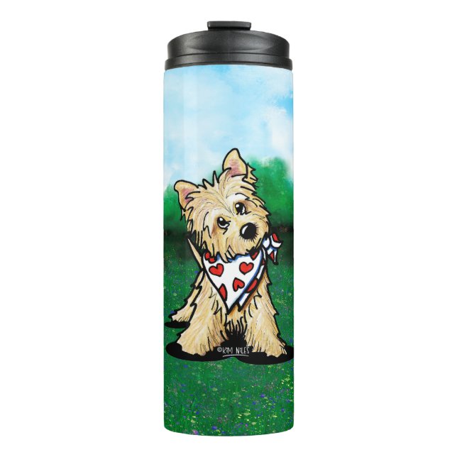 Garrafa Térmica Copo Térmico Cairn Terrier (Frente)