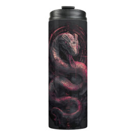 Garrafa Térmica Copo Térmico Cobra Mecânica Dark Sci-Fi