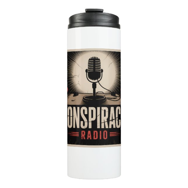 Garrafa Térmica Copo Térmico Conspiracy Radio (Frente)