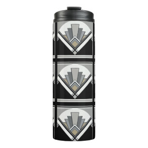 Garrafa Térmica Copo Térmico de Azulejo Art Déco