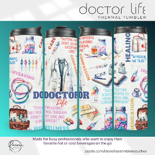 Garrafa Térmica Copo Térmico Doctor Life