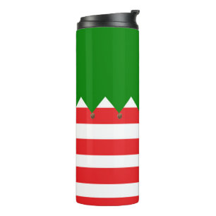 Garrafa Térmica Copo Térmico Estilo Elfo de Natal