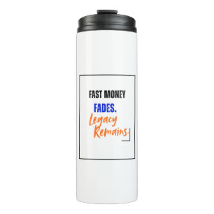 Garrafa Térmica Copo Térmico Fast Money Fades Para Investidor