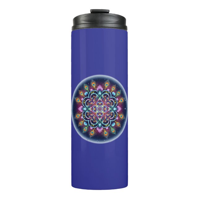 Garrafa Térmica Copo Térmico Mandala Cósmica (Frente)