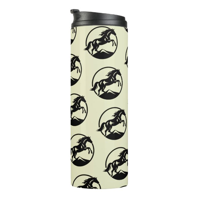 Garrafa Térmica Copo Térmico Mustang Design (Rotação à direita)