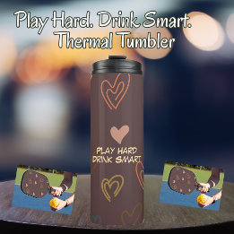 Garrafa Térmica Copo Térmico Play Hard. Drink Smart