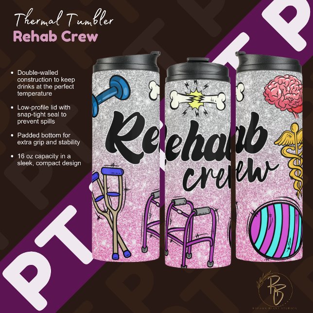 Garrafa Térmica Copo Térmico Rehab Crew (Criador carregado)