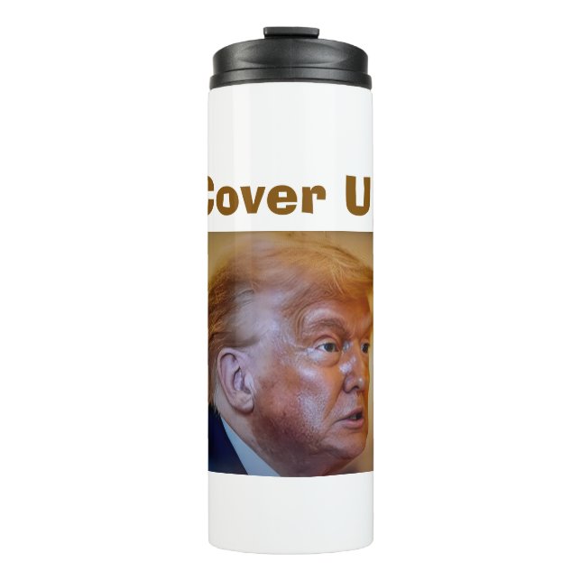 Garrafa Térmica Copo Térmico Trump/Cobertura (Frente)