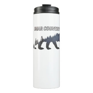 Garrafa Térmica Copo Térmico Urso Cinzento
