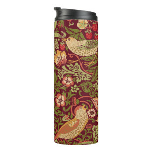 Garrafa Térmica Copo Térmico William Morris Strawberry Thief