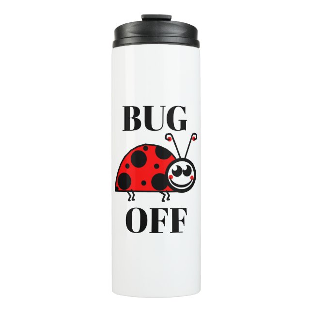 Garrafa Térmica Copo Tumbler Bug Off (Frente)