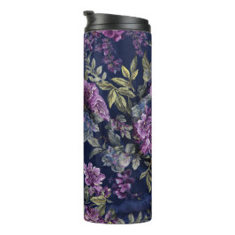 Garrafa Térmica Copos Térmicos com Padrão Floral