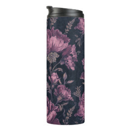 Garrafa Térmica Copos Térmicos com Padrão Floral