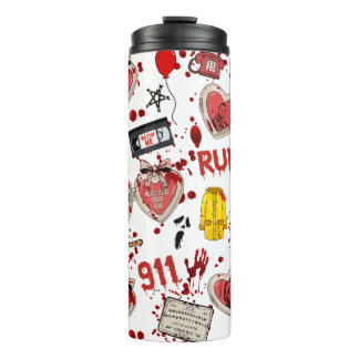 Garrafa Térmica Copos Tumbler de Filmes de Assassino Serial Mancha