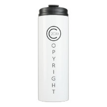 Copyright Modern Typografic White