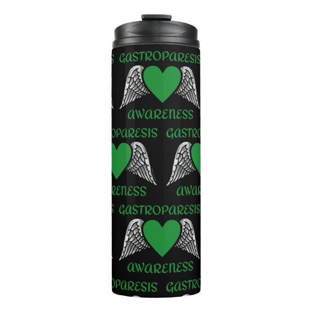 Garrafa Térmica Coração/Asas... Gastroparese (Frente)