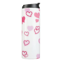 Garrafa Térmica Corações