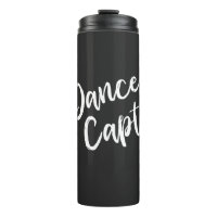Coreógrafo Capitão de Dança Personalizado Preto