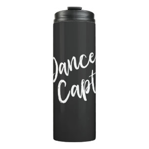 Garrafa Térmica Coreógrafo Capitão de Dança Personalizado Preto