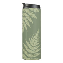 Garrafa Térmica Cores de Fundo Personalizadas Woodland Fern Leves