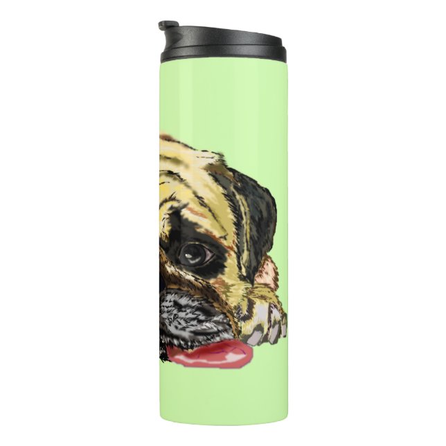 Garrafa Térmica Cores Personalizadas Tumbler Térmico com Cachorro  (Rotação à direita)