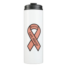 Garrafa Térmica Corn Allergy Warrior Ribbon