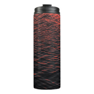 Garrafa Térmica Corpo de água durante o pôr do sol