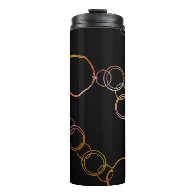 Garrafa Térmica Corrente Círculo Arco-Íris (Frente)