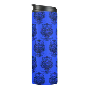 Garrafa Térmica Coruja (azul escuro) - Tumbler térmico