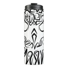 Garrafa Térmica Coruja Branca e Negra