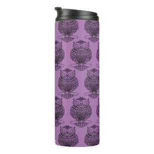 Garrafa Térmica Coruja (roxo) - Caneca Térmica