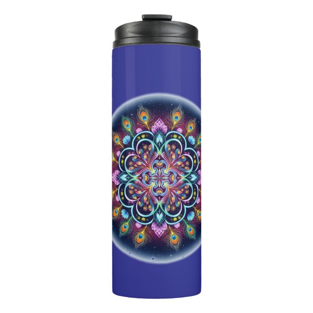 Garrafa Térmica Cosmic Mandala Thermal Tumbler (Frente)