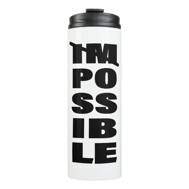 Garrafa Térmica Cotações Sem Fim Inspiração (Frente)