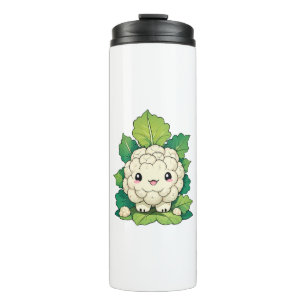 Garrafa Térmica Couve-flor Kawaii