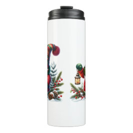 Garrafa Térmica Cozy Christmas Gnome Art – Festive Holiday