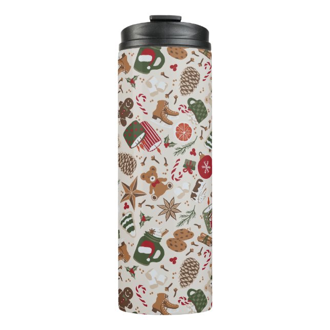 Garrafa Térmica Cozy Natal & Spice (Frente)