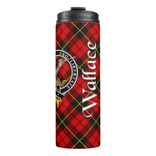 Garrafa Térmica Crachá Wallace Clan & Tartan
