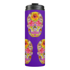 Garrafa Térmica Crânio da Flor 4 - Tropical
