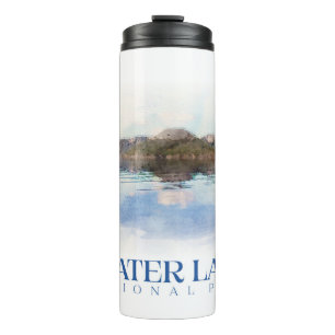 Garrafa Térmica Crater Lake Tumbler, Caneca de viagem do Parque Na