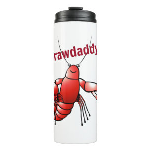 Garrafa Térmica Crawaddy Vermelho Engraçado